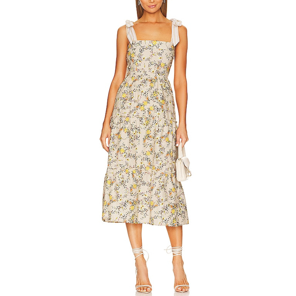 Heartloom 'Astra' White Cotton Poplin Dress Size M